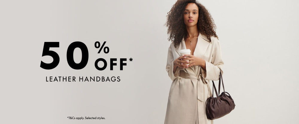 Trending Deals 50% Off Leather Handbags