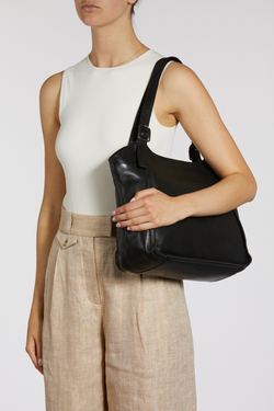 Maya Buckle Tote Bag