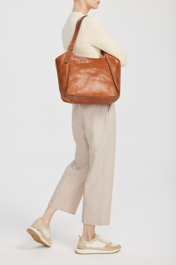 Maya Buckle Tote Bag