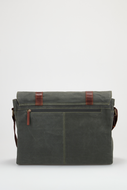 Noah Canvas/Lea Trim EW Satchel