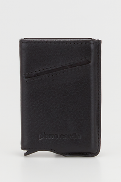 PC RFID Leather Pop Up CC Holder
