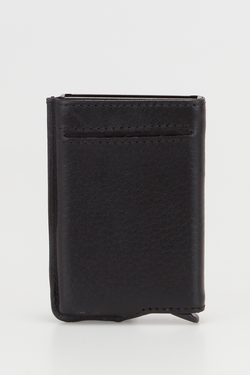 PC RFID Leather Pop Up CC Holder