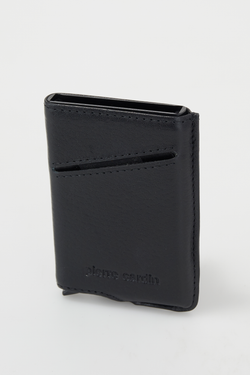 PC RFID Leather Pop Up CC Holder