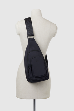Gia RFID Pocket Nylon Sling Bag