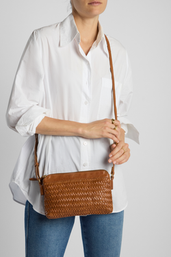 Elise Weave Crossbody Bag