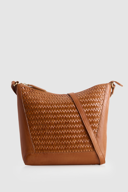 Elise Weave Bucket Bag