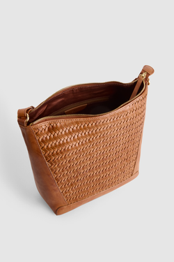 Elise Weave Bucket Bag