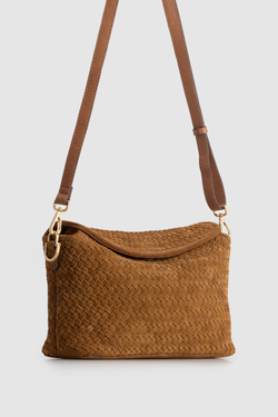Clara Weave Small Shoulder Bag