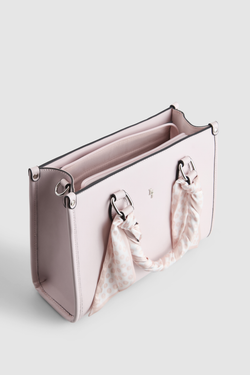 Small Tote Bag With Scarf