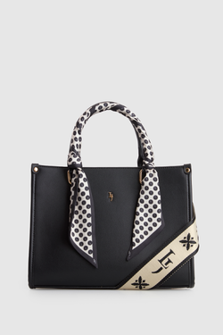 Small Tote Bag With Scarf