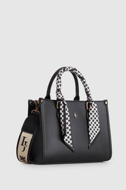 Small Tote Bag With Scarf