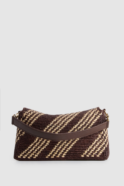 Clara Small Raffia Shoulder Bag