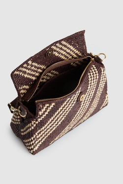 Clara Small Raffia Shoulder Bag