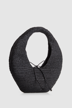 Clara Small Raffia Shoulder Bag