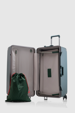 Heritage Stripe Trunk Suitcase