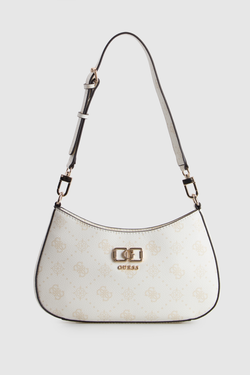 Emelie Logo Zip Shoulder Bag