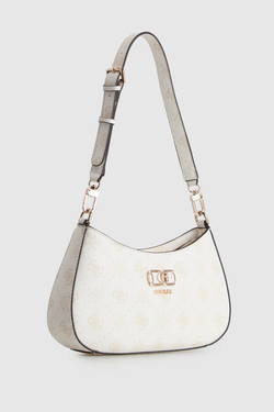 Emelie Logo Zip Shoulder Bag