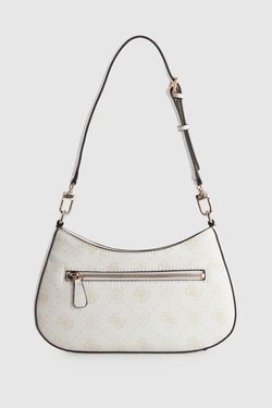 Emelie Logo Zip Shoulder Bag