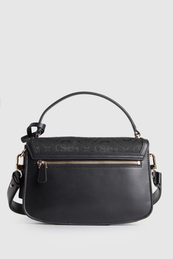 Audrey Logo Flapover Crossobdy Bag