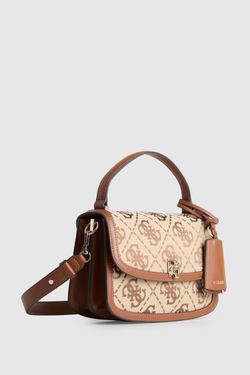 Audrey Logo Flapover Crossobdy Bag