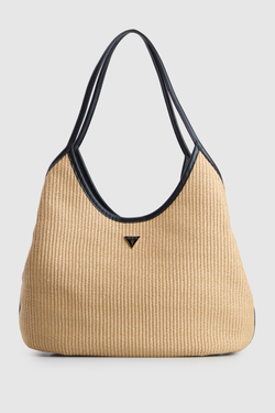 Kirsten Straw Hobo Bag