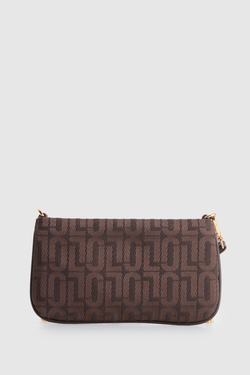 Jacquard Shoulder Pouch Bag