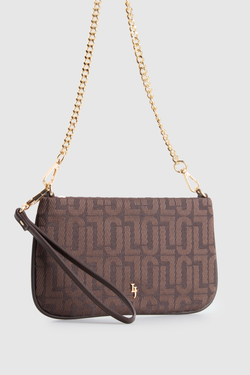 Jacquard Shoulder Pouch Bag