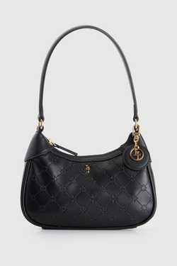 Logo Embossed Shoulder Bag