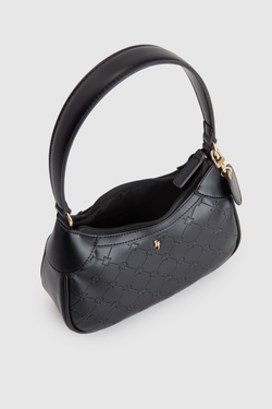 Logo Embossed Shoulder Bag