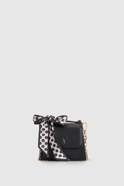 Micro Scarf Top Handle Bag