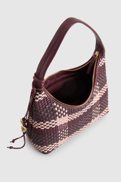 Nina Weave Small Shoulder Bag