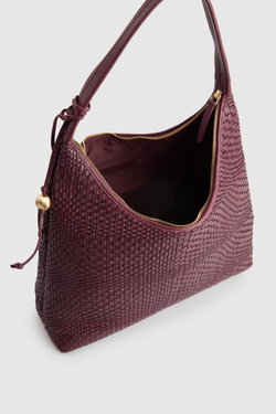 Nina Weave Large Shoulder Bag