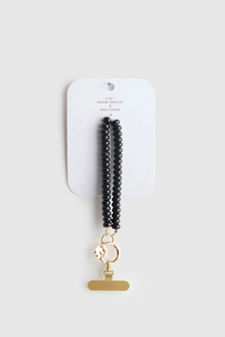 Beaded Wristlet Phone Charm