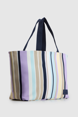 Stori Knit Stripe Tote Bag