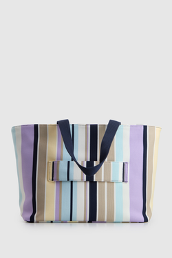 Stori Knit Stripe Tote Bag