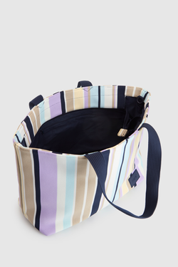 Stori Knit Stripe Tote Bag