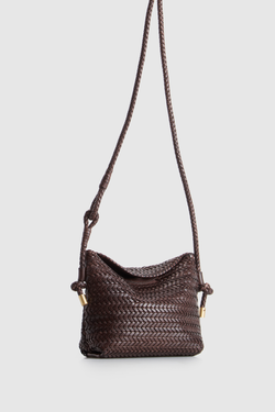 Allegra Weave Mini Crossbody Bag