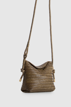 Allegra Weave Mini Crossbody Bag