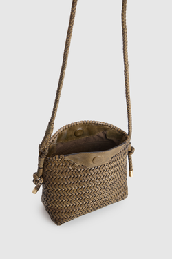 Allegra Weave Mini Crossbody Bag