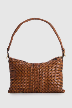 Allegra Weave Medium Shoulder Bag