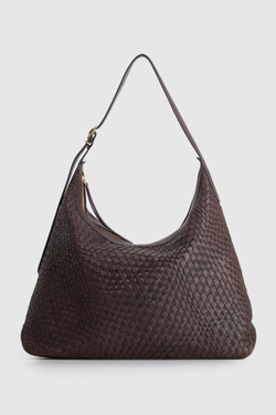 Kaia Weave Large Shoulder Bag