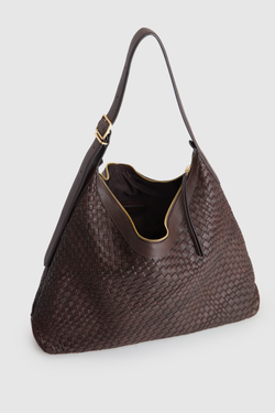 Kaia Weave Large Shoulder Bag
