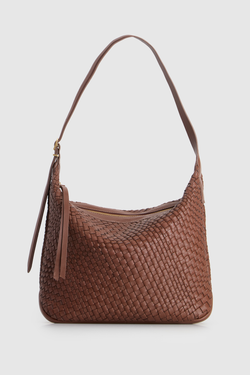 Kaia Weave Medium Shoulder Bag