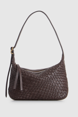 Kaia Weave Small Shoulder Bag