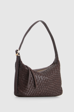 Kaia Weave Small Shoulder Bag
