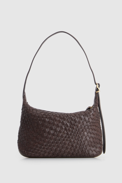 Kaia Weave Small Shoulder Bag