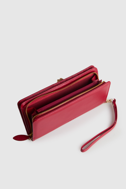 RFID Lily Large Zip Wallet
