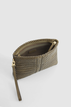 Allegra Weave Medium Pouch