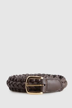 Allegra SM Leather Weave Belt