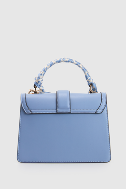 Scarf Top Handle Bag